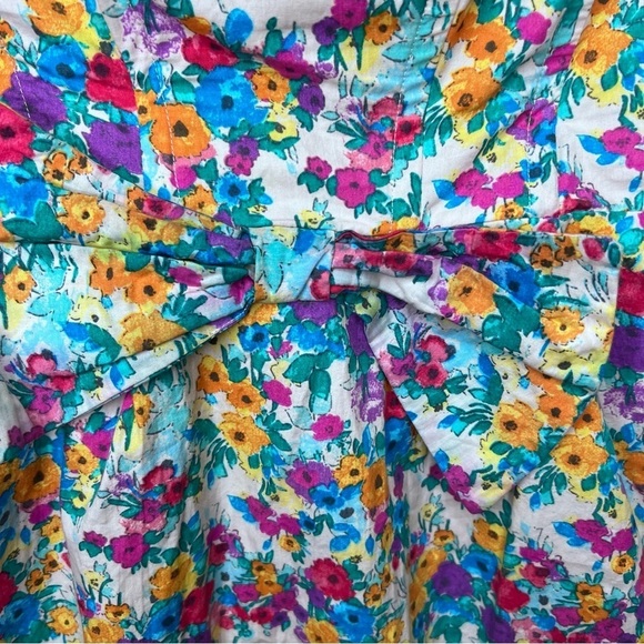 Asos Floral Bodycon Dress Size 18 - Picture 5 of 12